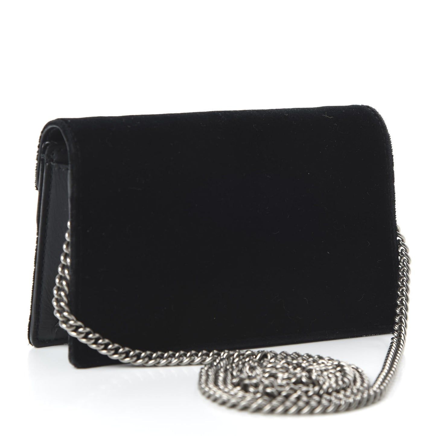 Velvet Super Mini Dionysus Shoulder Bag Black