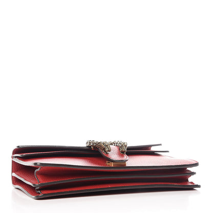 Gucci Dollar Calfskin Swarovski Crystal Small Dionysus Shoulder Bag Hibiscus Red 4 of 16
