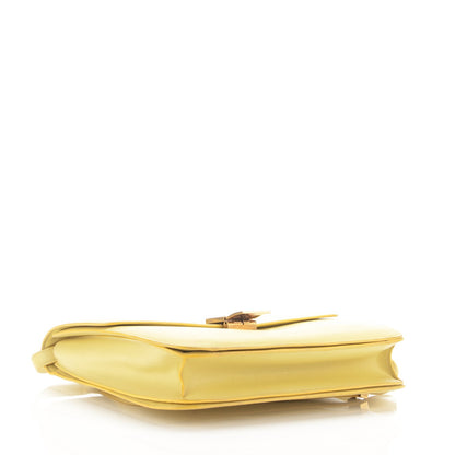 Celine Box Calfskin Large Classic Box Flap Bag Light Yellow 4 of 11