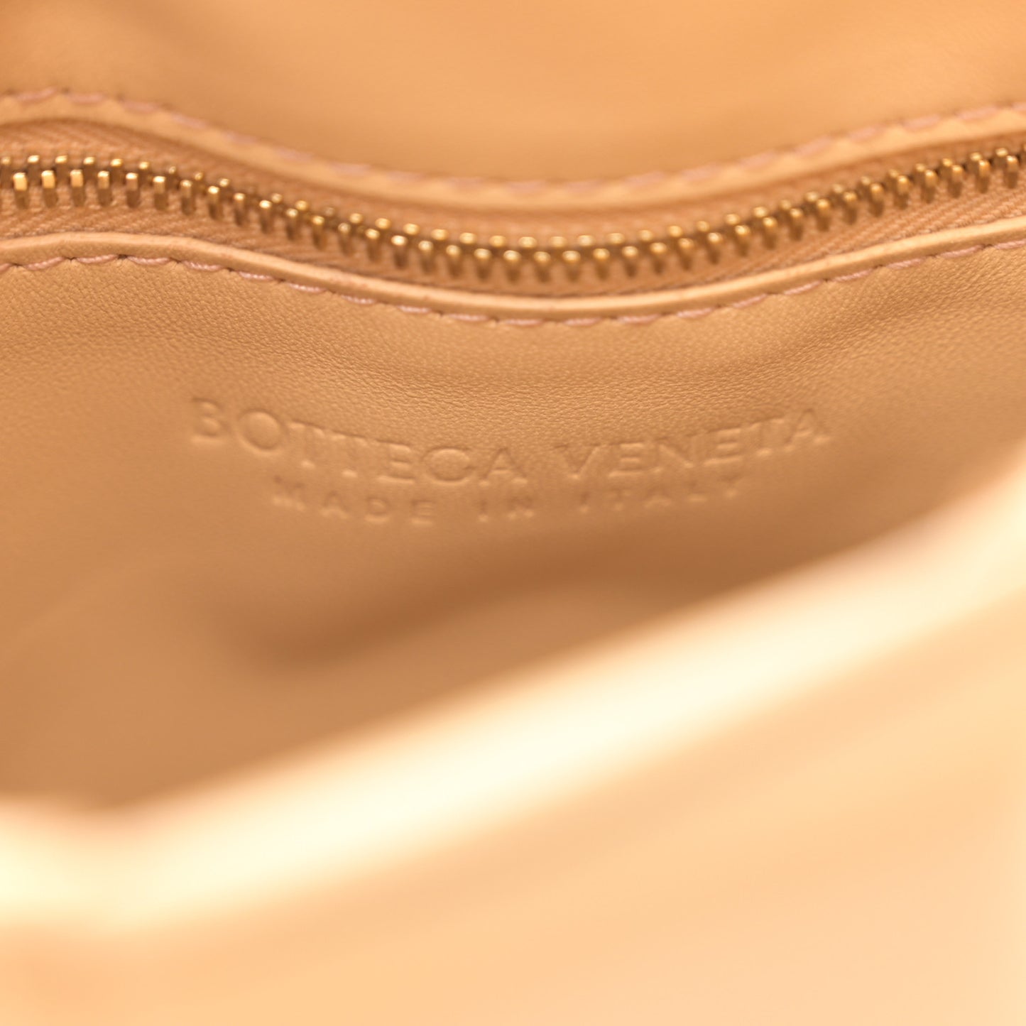 Lambskin Maxi Intreccio Padded Chain Cassette Crossbody Bag Almond