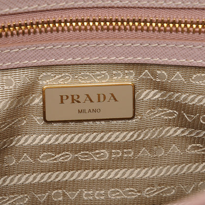 Prada Saffiano Small Galleria Double Zip Tote Cammeo 7 of 9