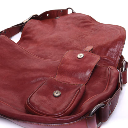 Christian Dior Calfskin Medium Gaucho Double Saddle Red 16 of 16