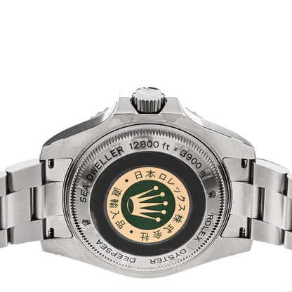 Rolex Stainless Steel 44mm Oyster Perpetual Date Sea-Dweller Deepsea Watch Black 116660 4 of 4