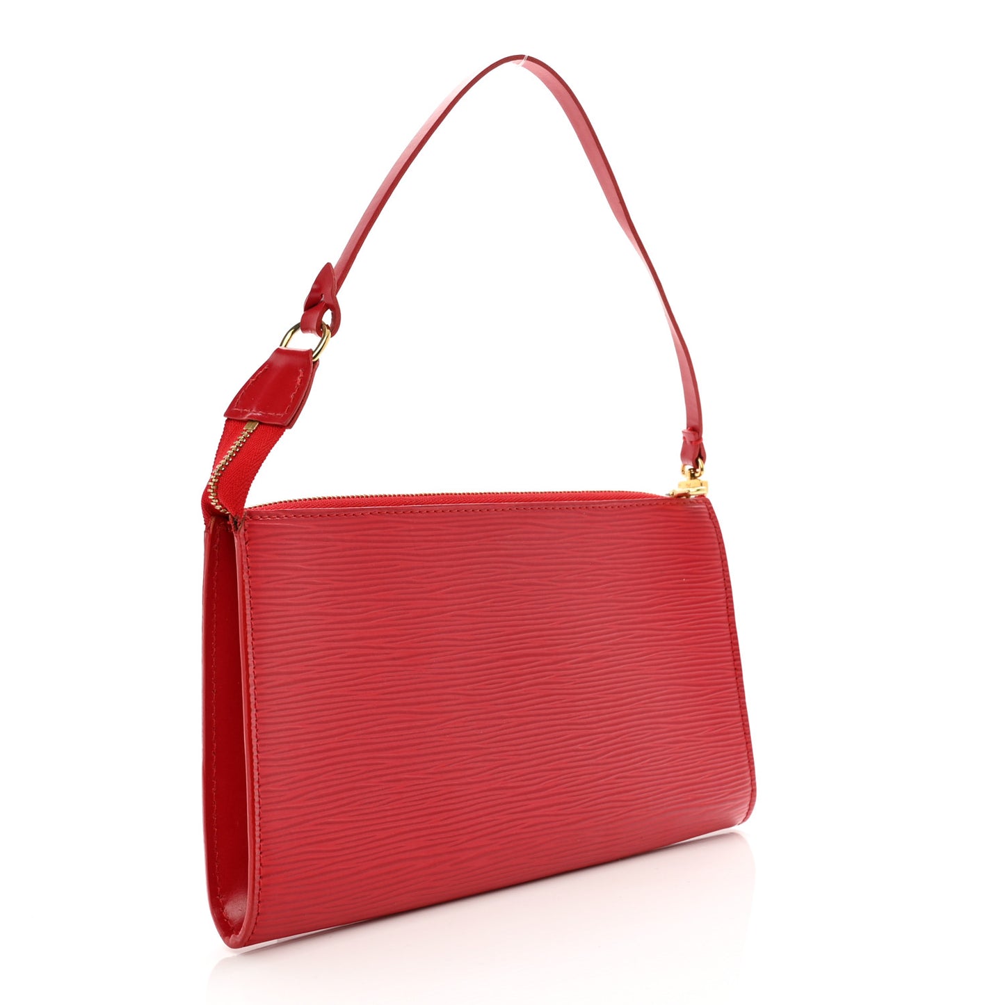 Epi Pochette Accessories 24 Castillan Red