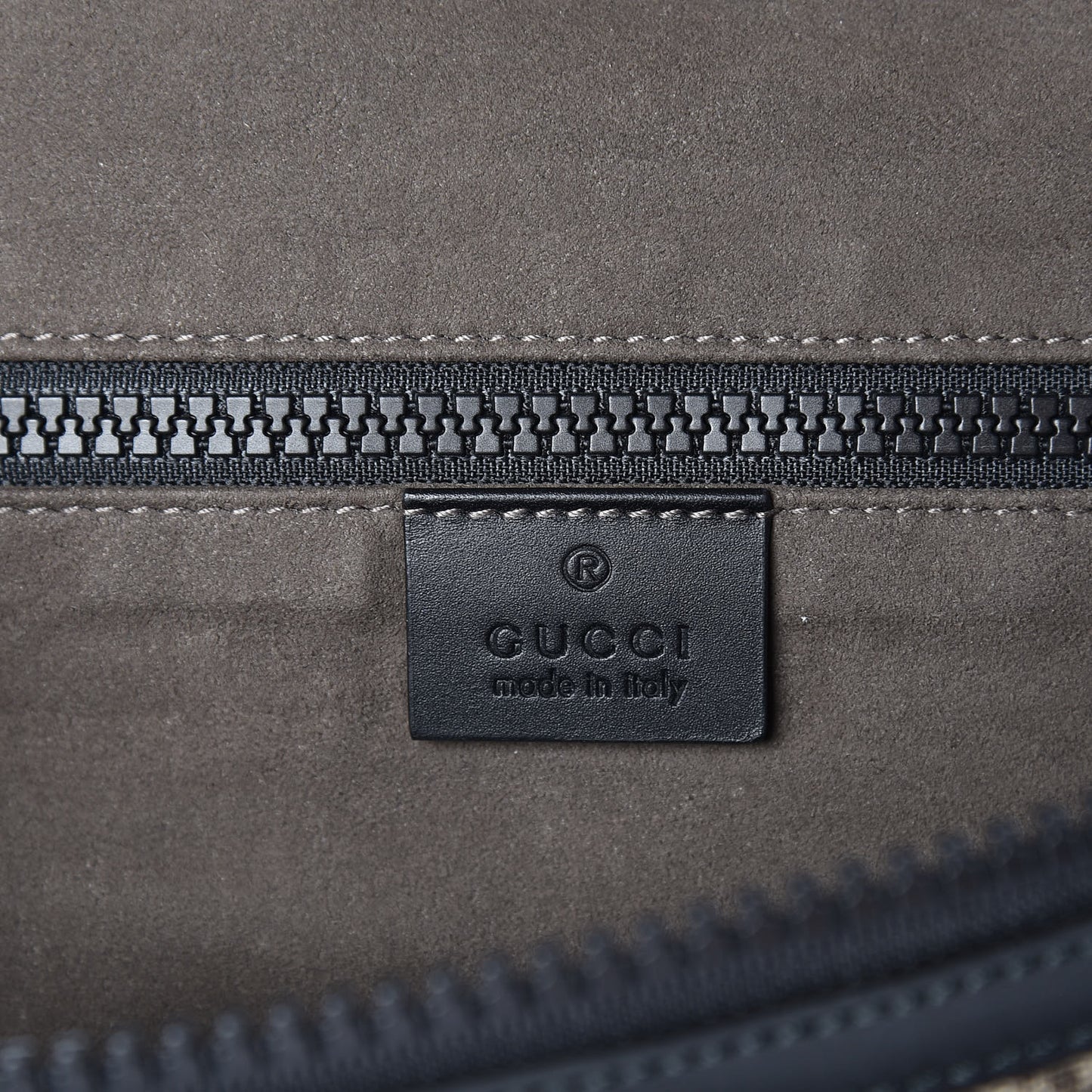 GG Supreme Monogram Belt Bag Black