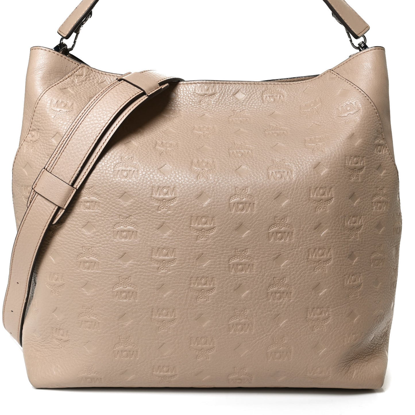 Calfskin Ottomar Large Klara Hobo New Beige