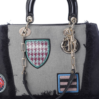 Christian Dior Denim Dior D Light Tote Multi 8 of 10