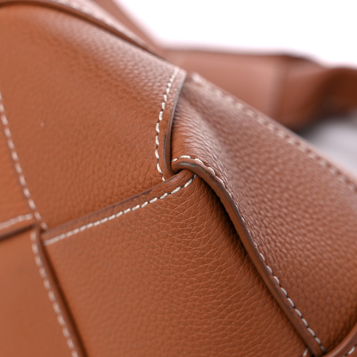 Loewe Soft Grained Calfskin Woven Basket Bag Tan 10 of 12