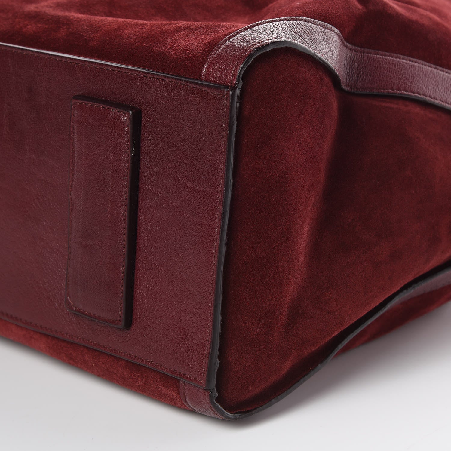 Alexander McQueen Suede Large De Manta Tote Oxblood 11 of 11
