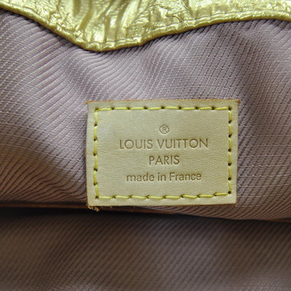 Louis Vuitton Jacquard Quilted Monogram Limelight Clutch GM Gold 7 of 8