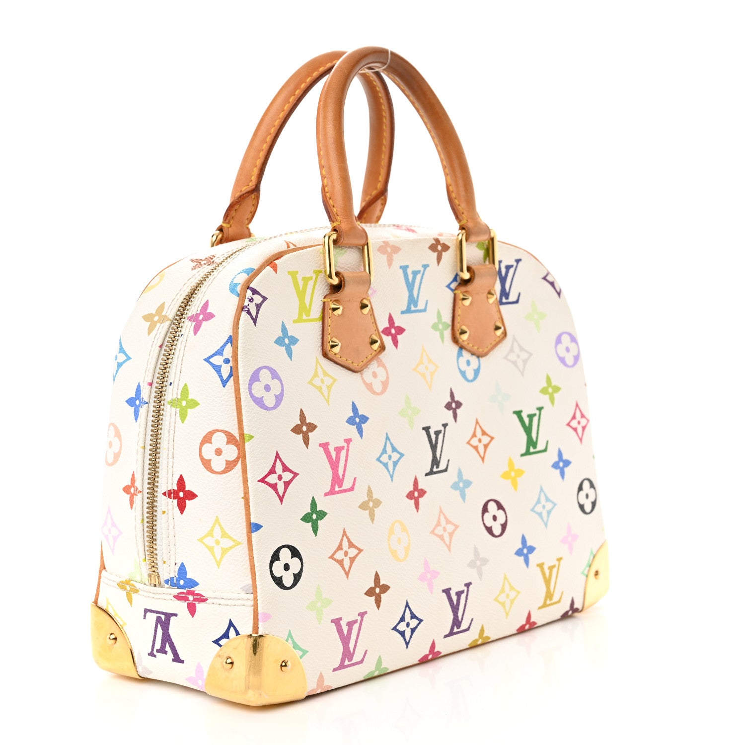 Louis Vuitton Monogram Multicolor Trouville White 3 of 10