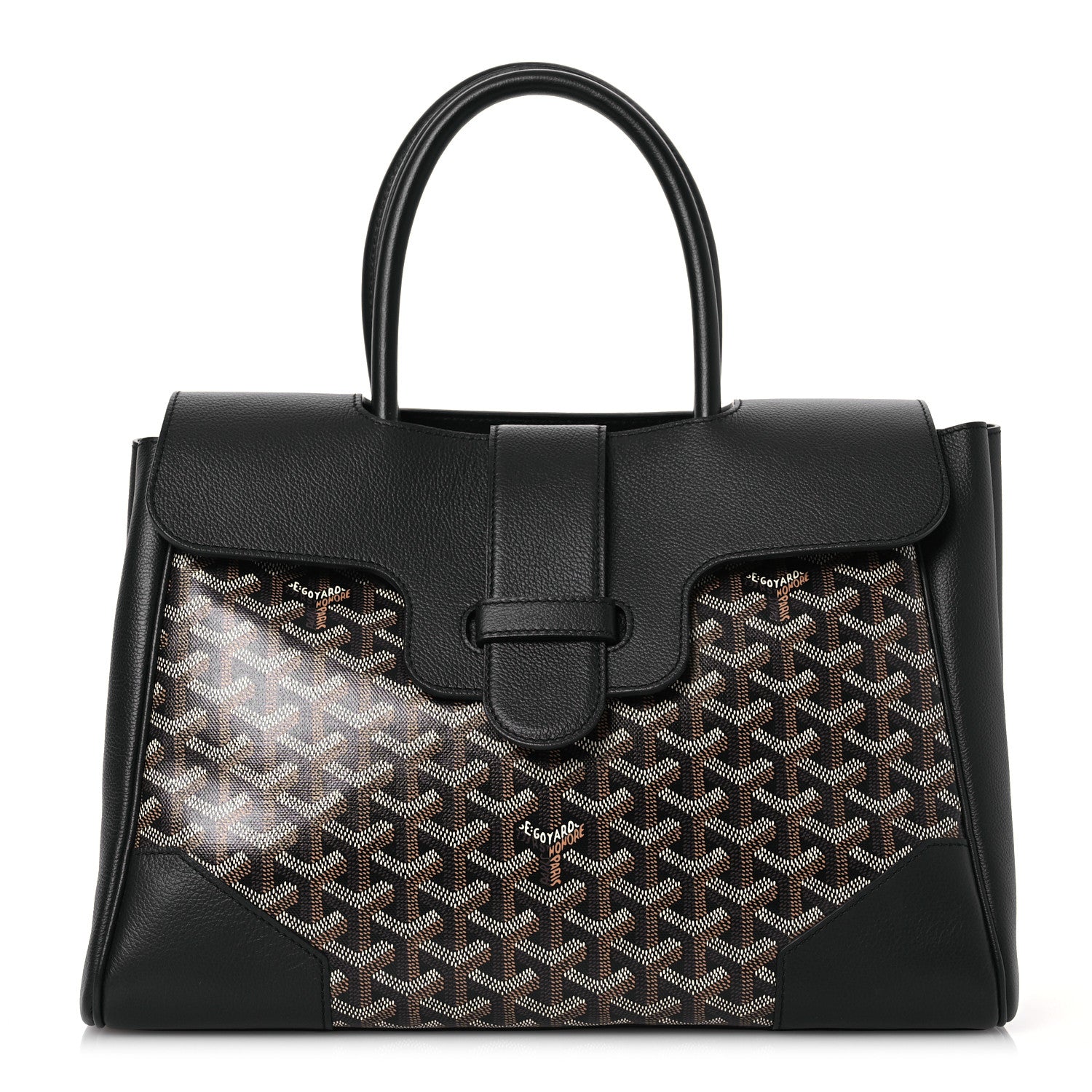 Goyard Goyardine Saigon Tote Black 1 of 12