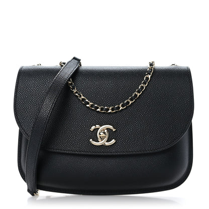 Chanel Caviar Mini Chain Flap Bag Black 1 of 9