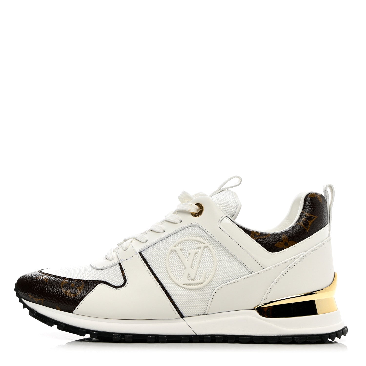 Louis Vuitton Calfskin Monogram Run Away Sneakers 39.5 White 1 of 10