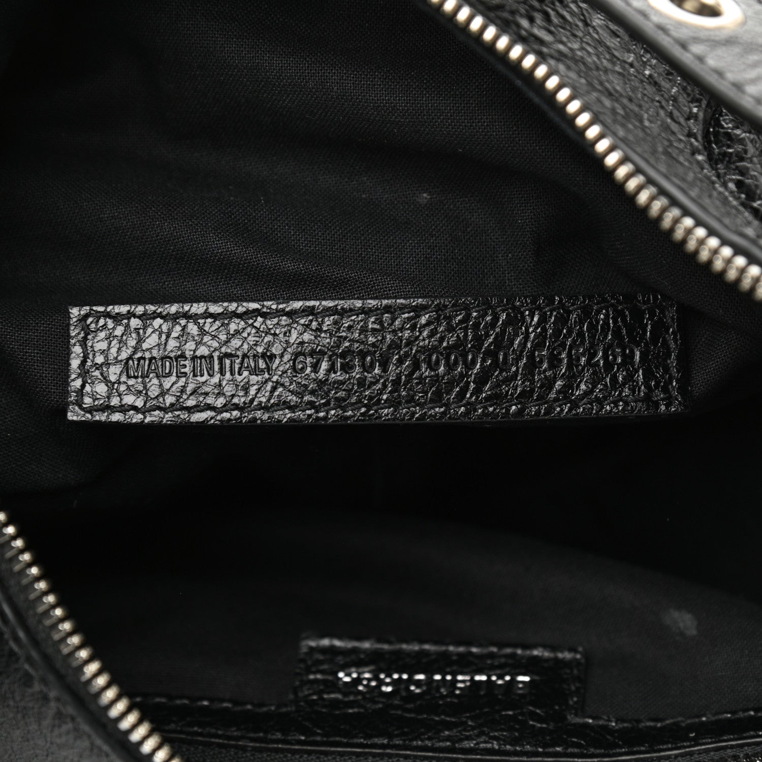 Balenciaga Agneau Arena Small Le Cagole Shoulder Bag Black 7 of 9