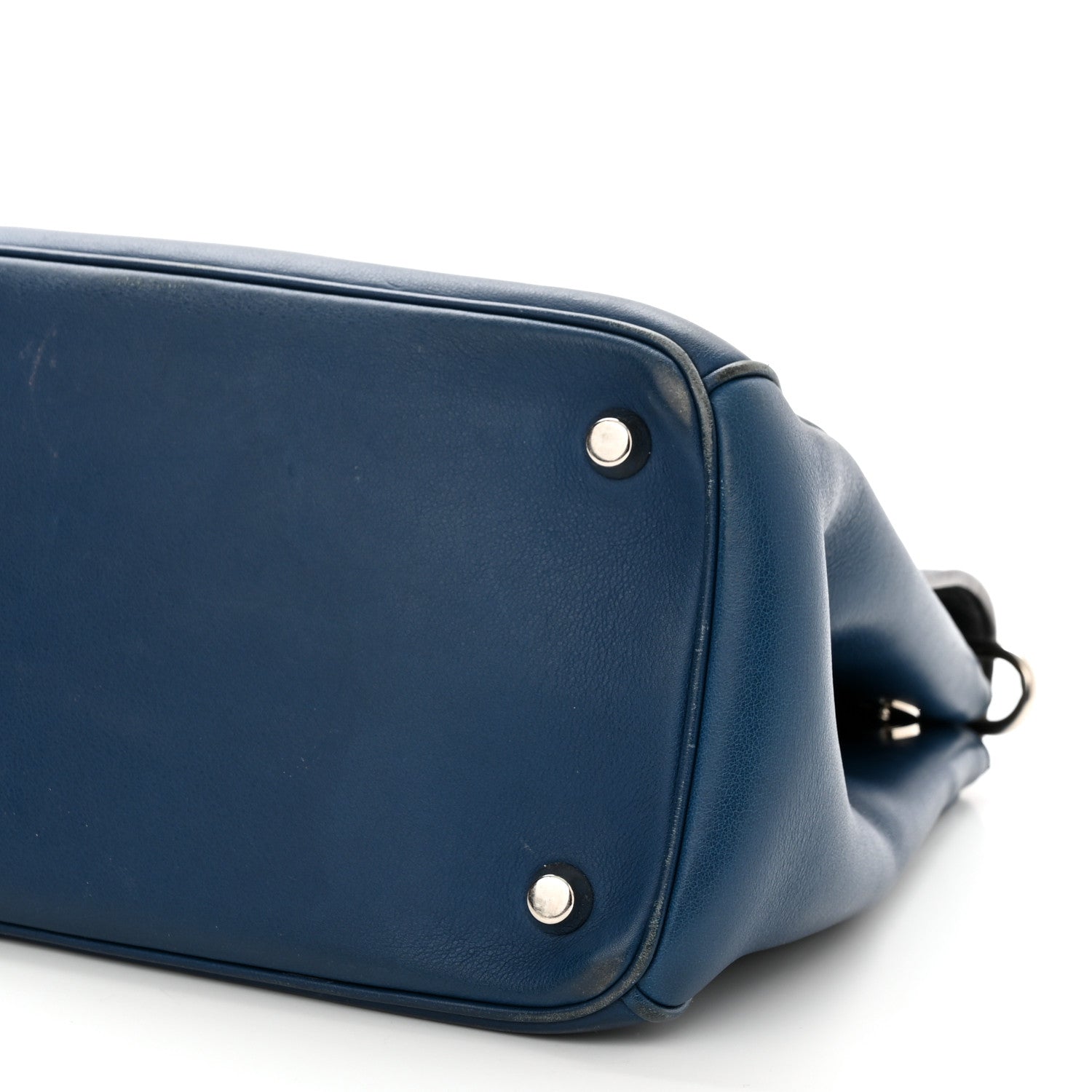Christian Dior Bullcalf Medium Be Dior Flap Mineral Blue 9 of 20