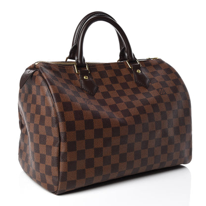 Louis Vuitton Damier Ebene Speedy 30 3 of 9