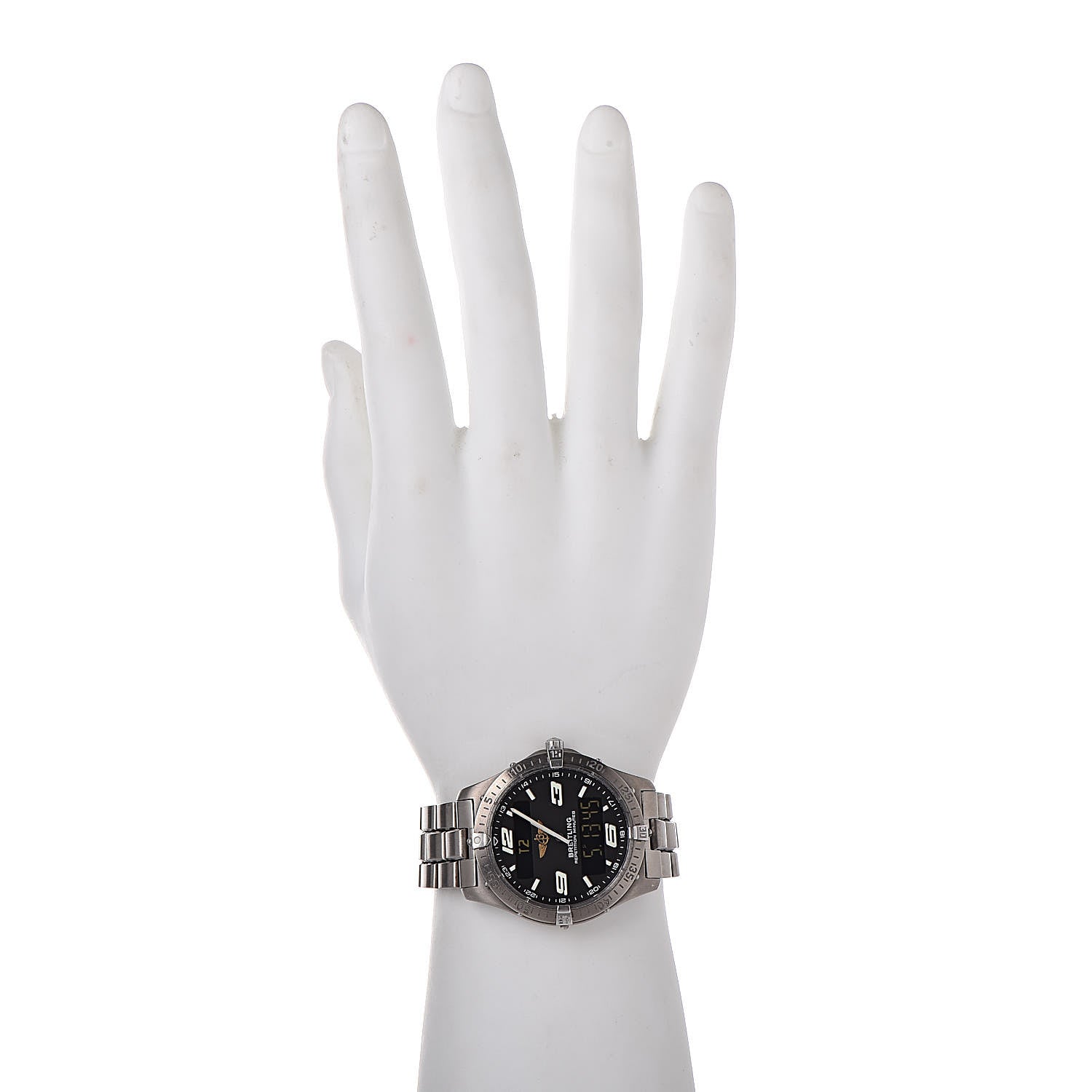 Breitling Titanium 40mm Aerospace Digital Quartz Watch Black E65362 2 of 6