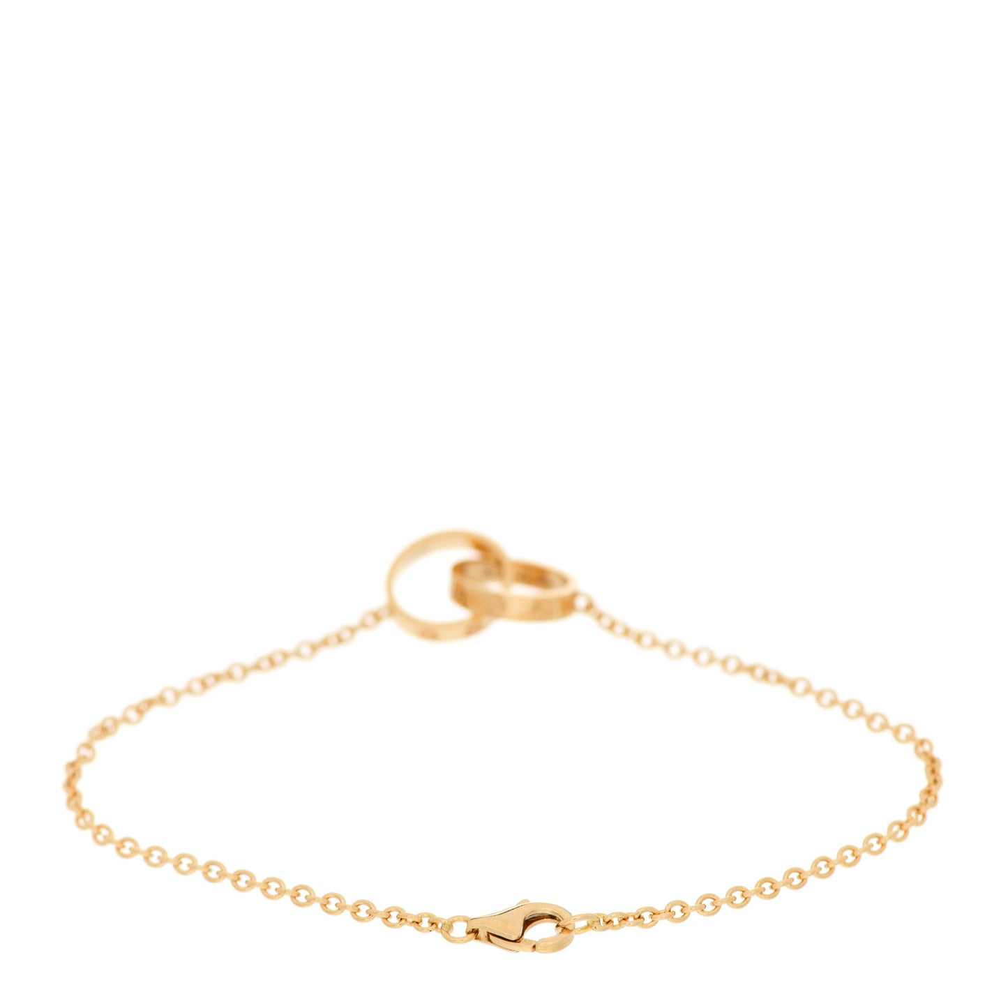 18K Yellow Gold Interlocking LOVE Bracelet