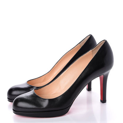 Christian Louboutin Kid New Simple 85 Pumps 38.5 Black 3 of 8