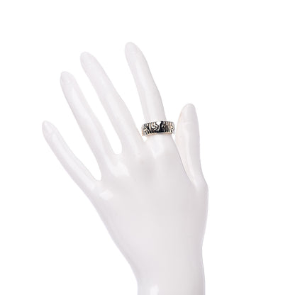 Bulgari Stainless Steel 18K Yellow Gold Parentesi Ring 54 6.75 2 of 5