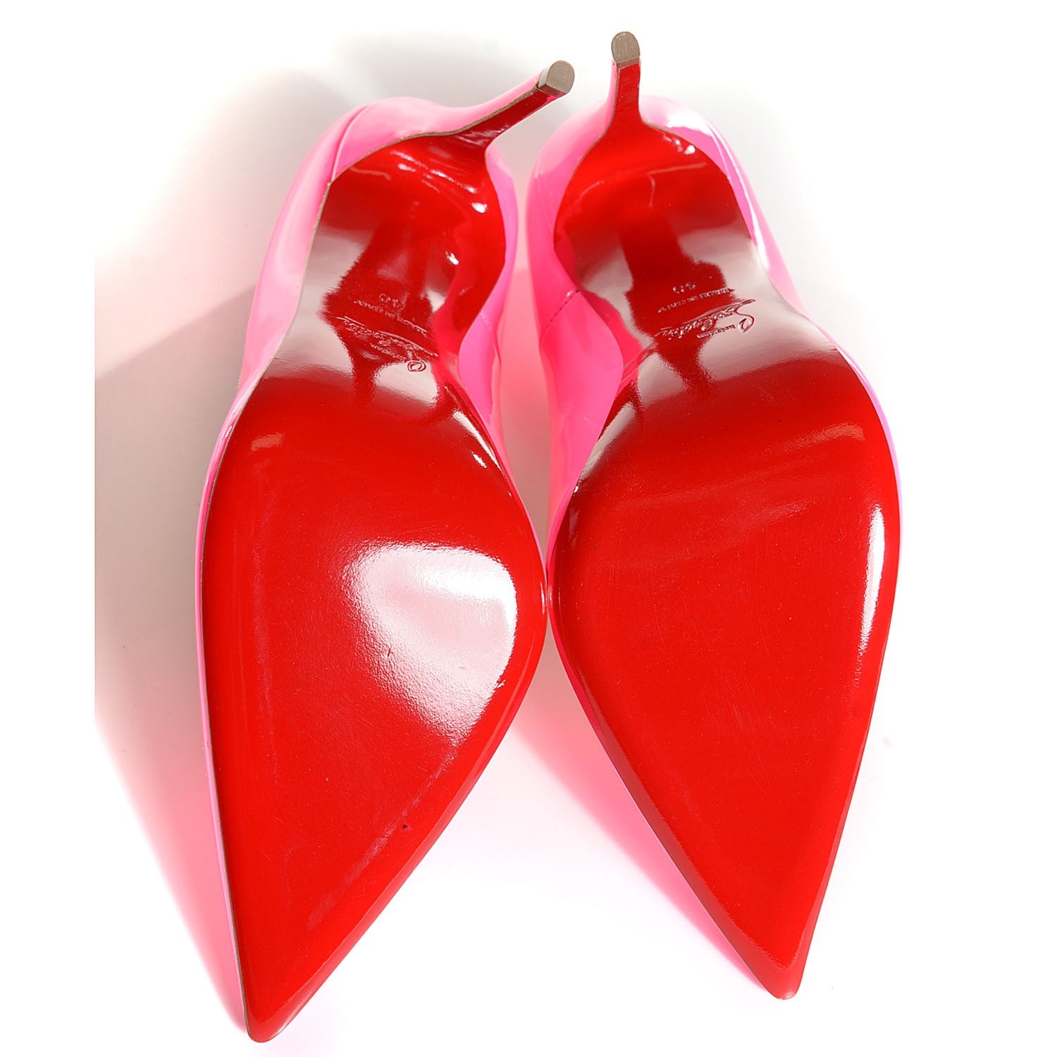 Christian Louboutin Patent So Kate 120 Pumps 40 Shocking Pink 5 of 7
