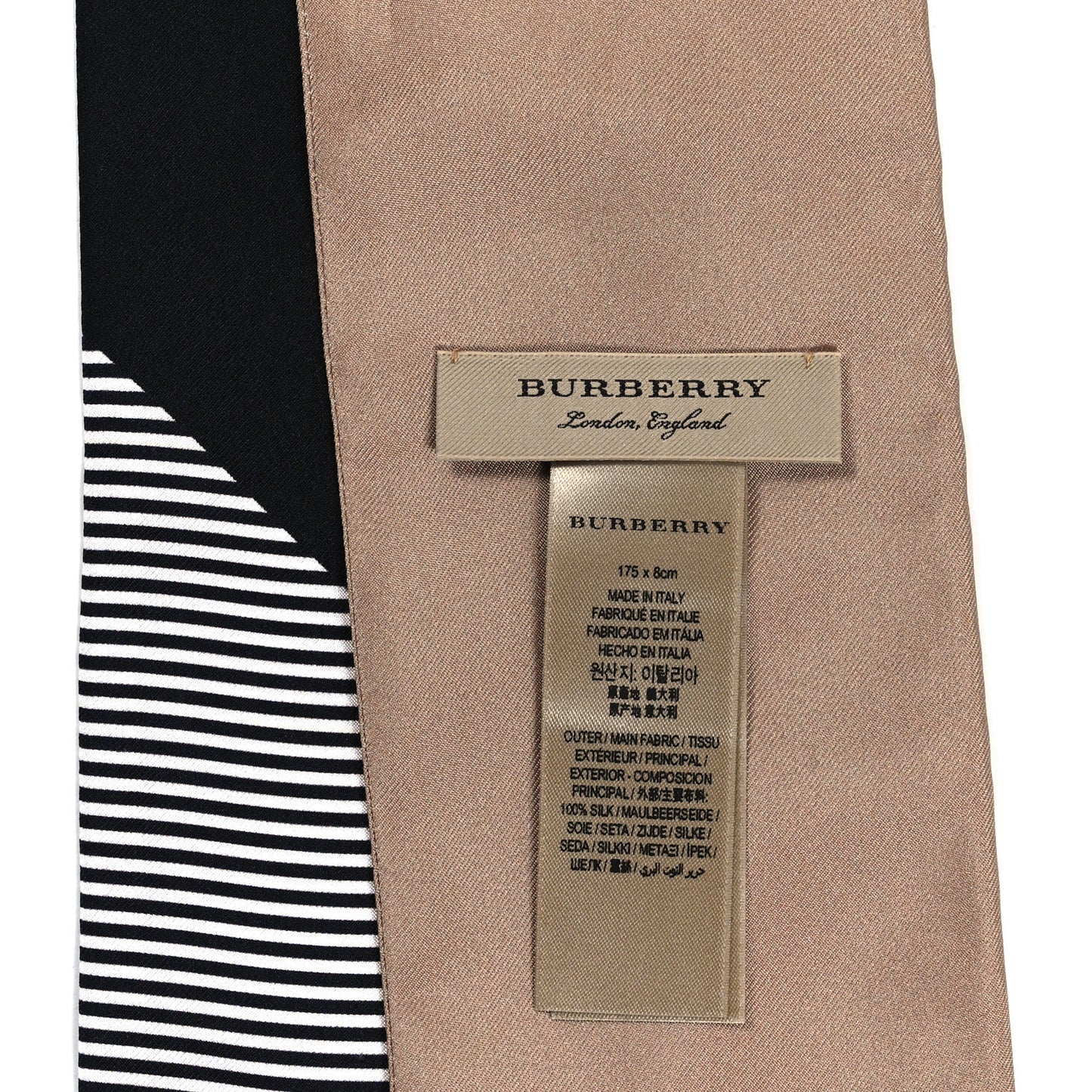 Silk Super Exploded Slim Scarf