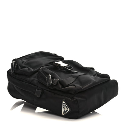 Prada Tessuto Nylon Montagna Sling Backpack Black 4 of 9