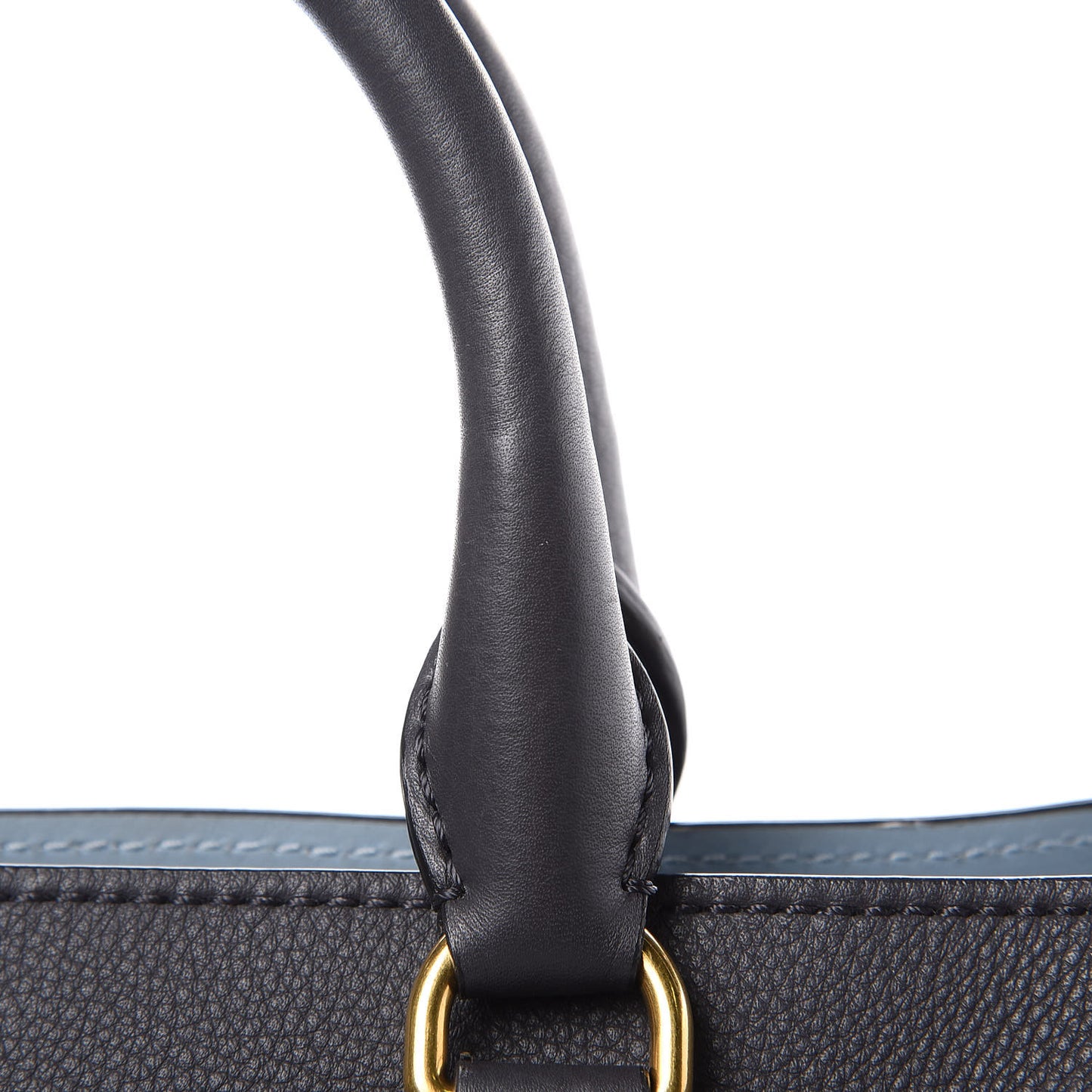 Soft Grain Calfskin Small Belt Bag Charcoal Grey