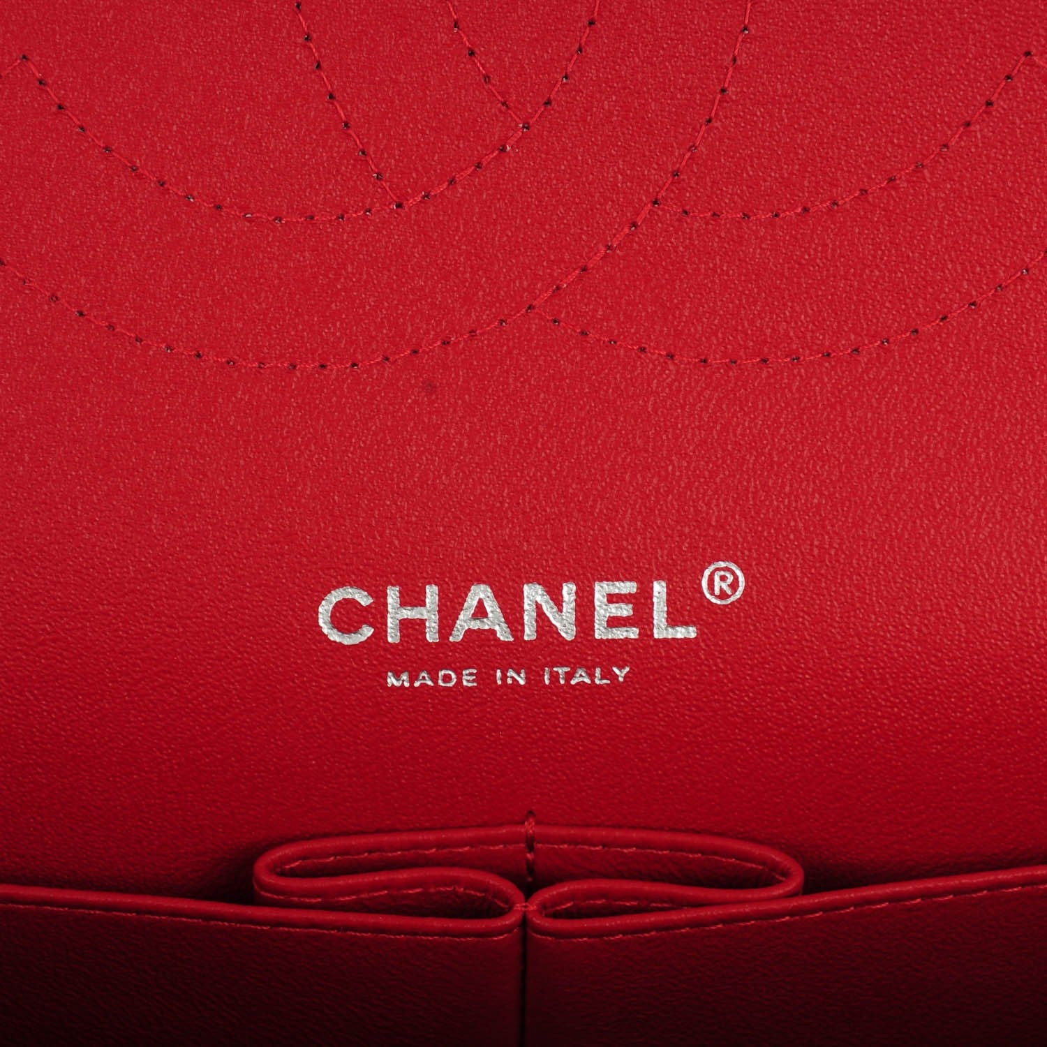 Chanel Caviar Quilted Jumbo Double Flap Red 7 of 8