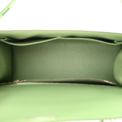 Hermes Epsom Kelly Sellier 28 Vert Criquet 5 of 11