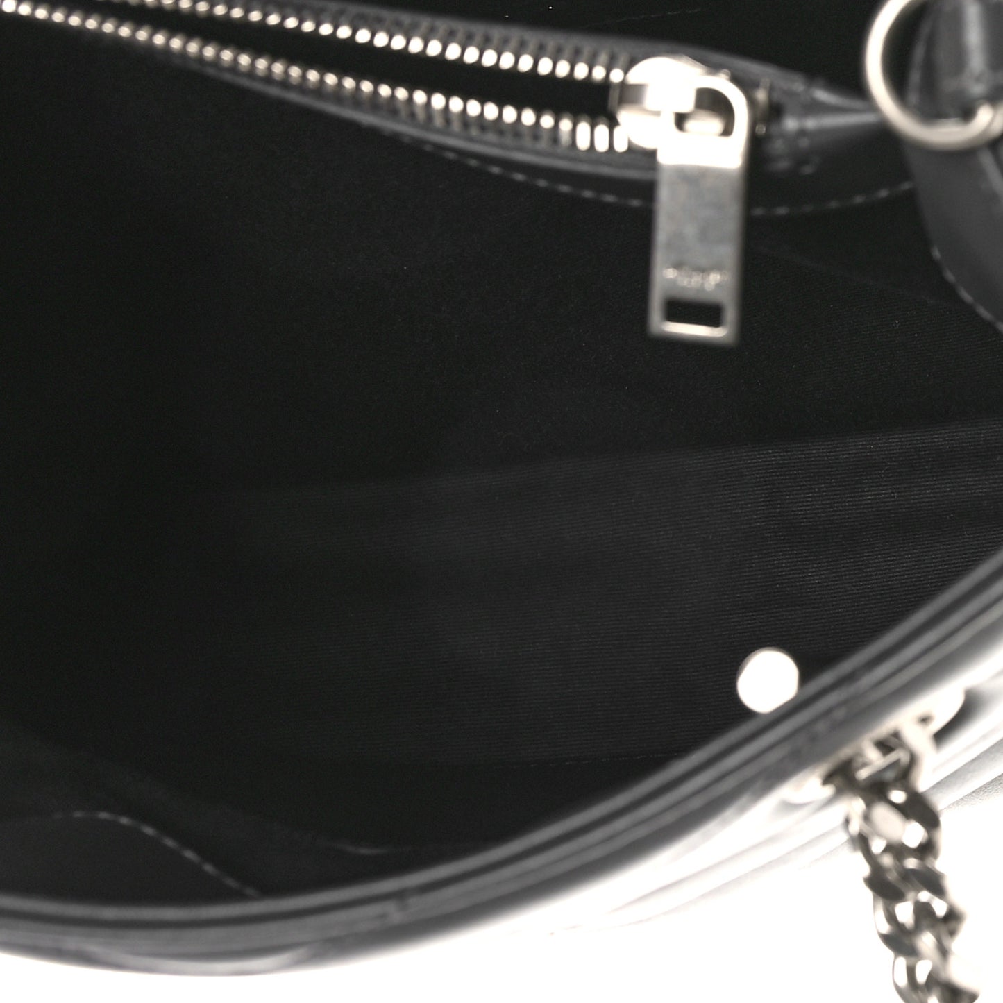 Calfskin Y Quilted Monogram Small Loulou Shopper Grey