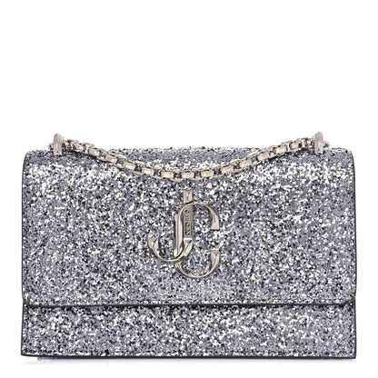 Jimmy Choo Glitter Shoulder Bag Silver 1 of 11