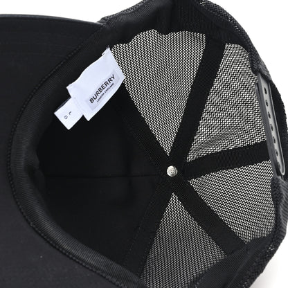 Burberry Cotton Mesh Horseferry Logo Baseball Cap L Black 7 of 9