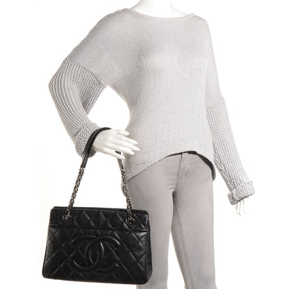 Chanel Caviar CC Timeless Tote Black 2 of 8