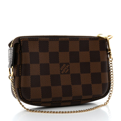 Louis Vuitton Damier Ebene Mini Pochette Accessories 3 of 8