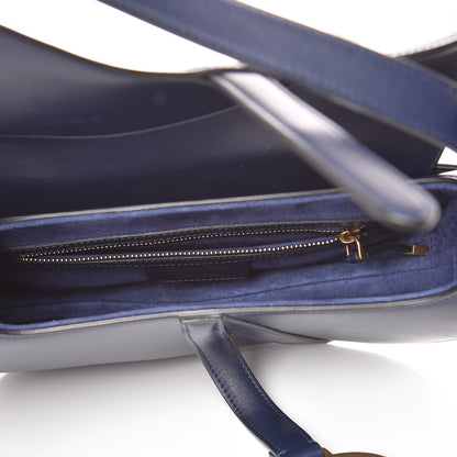 Christian Dior Calfskin Saddle Bag Indigo Blue 5 of 10