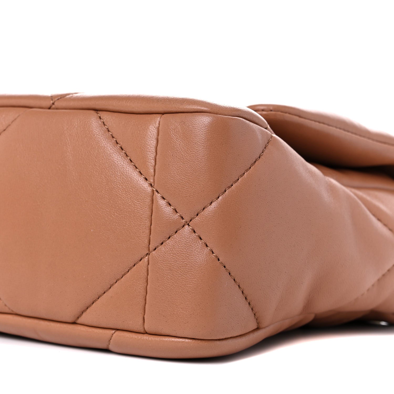 Chanel Lambskin Quilted Medium Chanel 19 Flap Brown 10 of 10