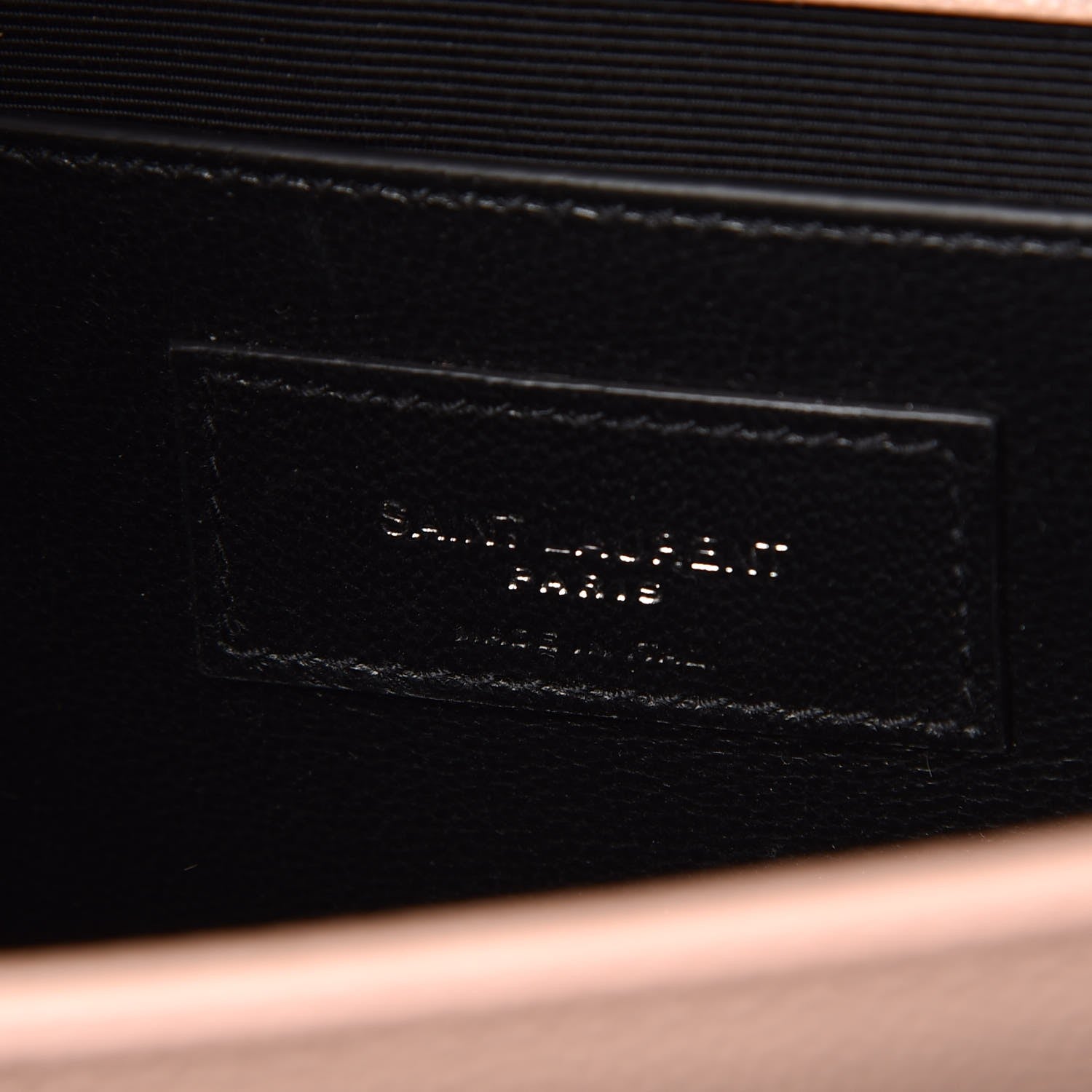 Saint Laurent Grain De Poudre Medium Classic Monogram Kate Tassel Satchel Pale Blush 6 of 7