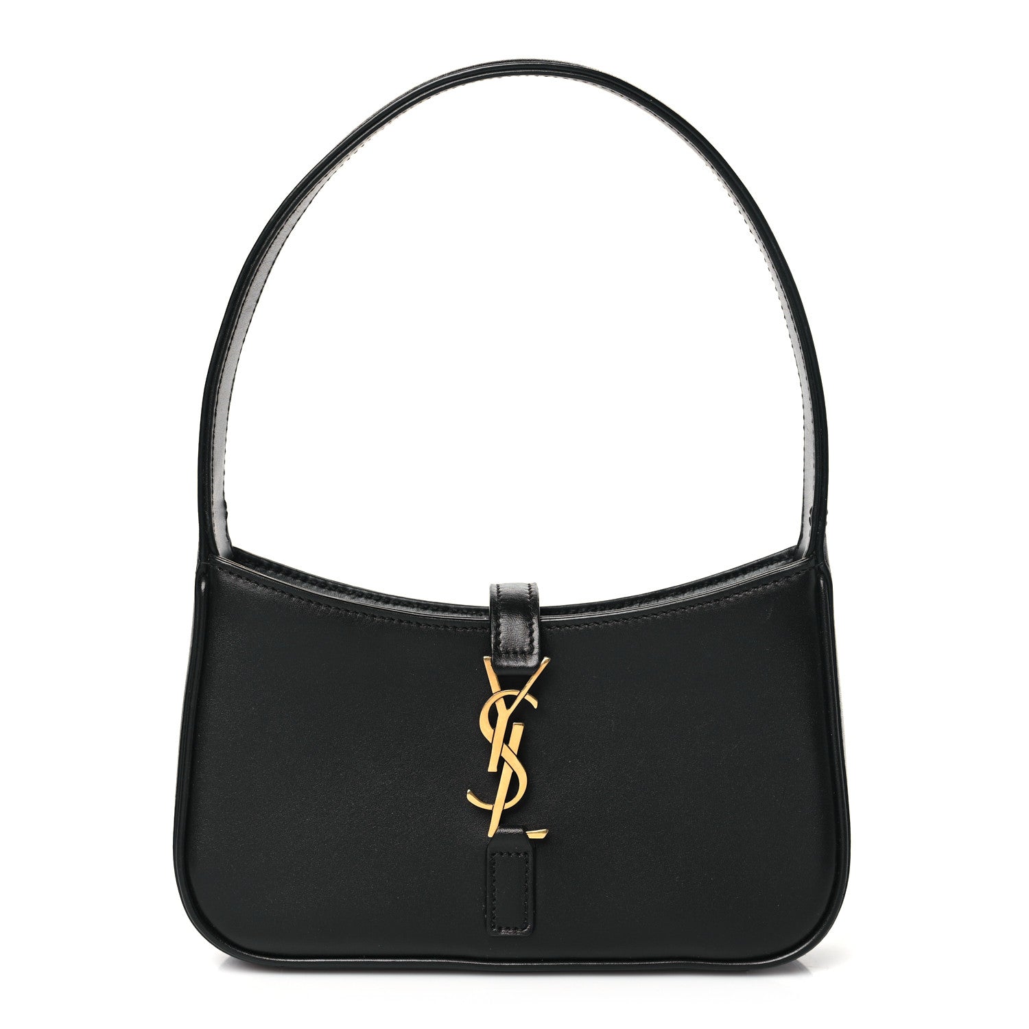 Saint Laurent Smooth Calfskin Le 5 A 7 Mini Hobo Black 1 of 10
