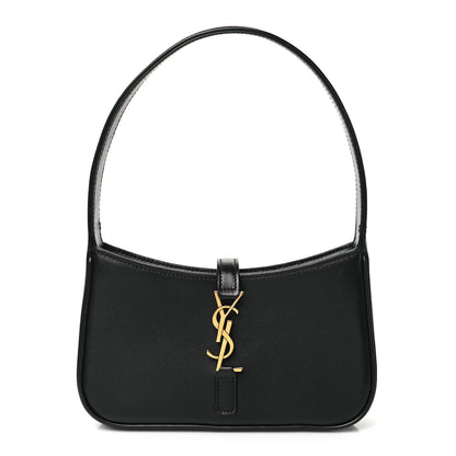 Saint Laurent Smooth Calfskin Le 5 A 7 Mini Hobo Black 1 of 10