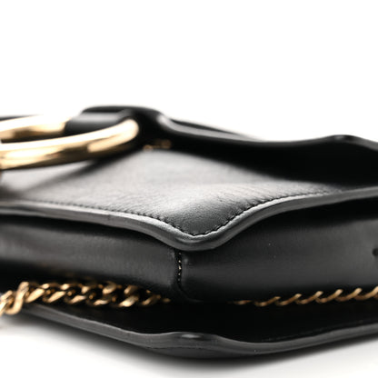 Chloe Suede Calfskin Small Faye Shoulder Bag Black 9 of 15