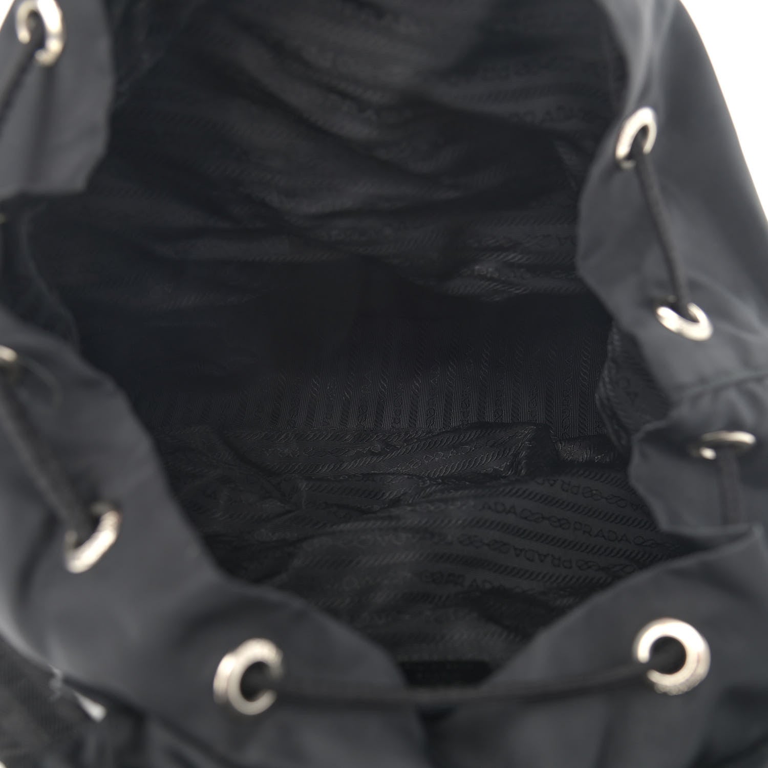 Prada Nylon Vela Medium Backpack Black 5 of 11