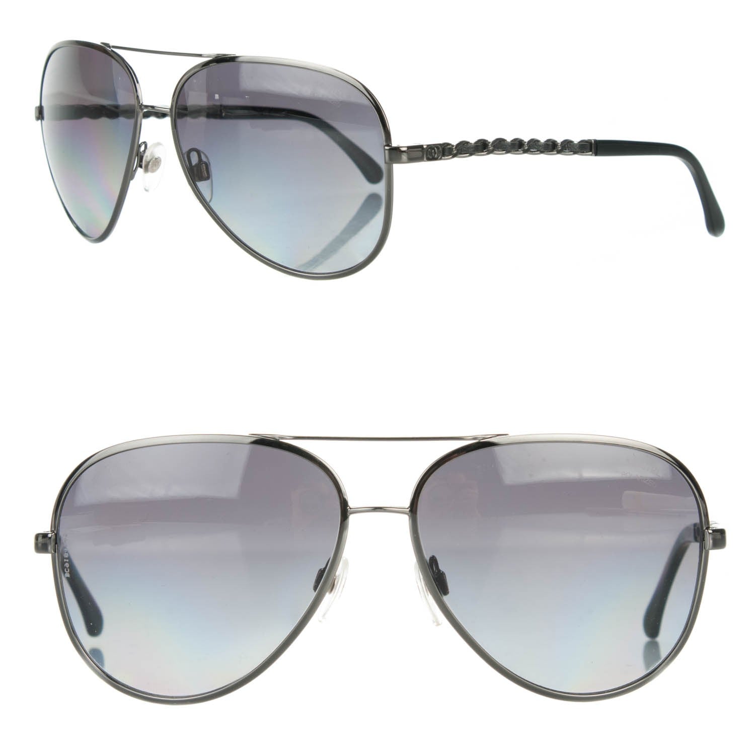 Chanel Chain Sunglasses 4194Q Black 1 of 5