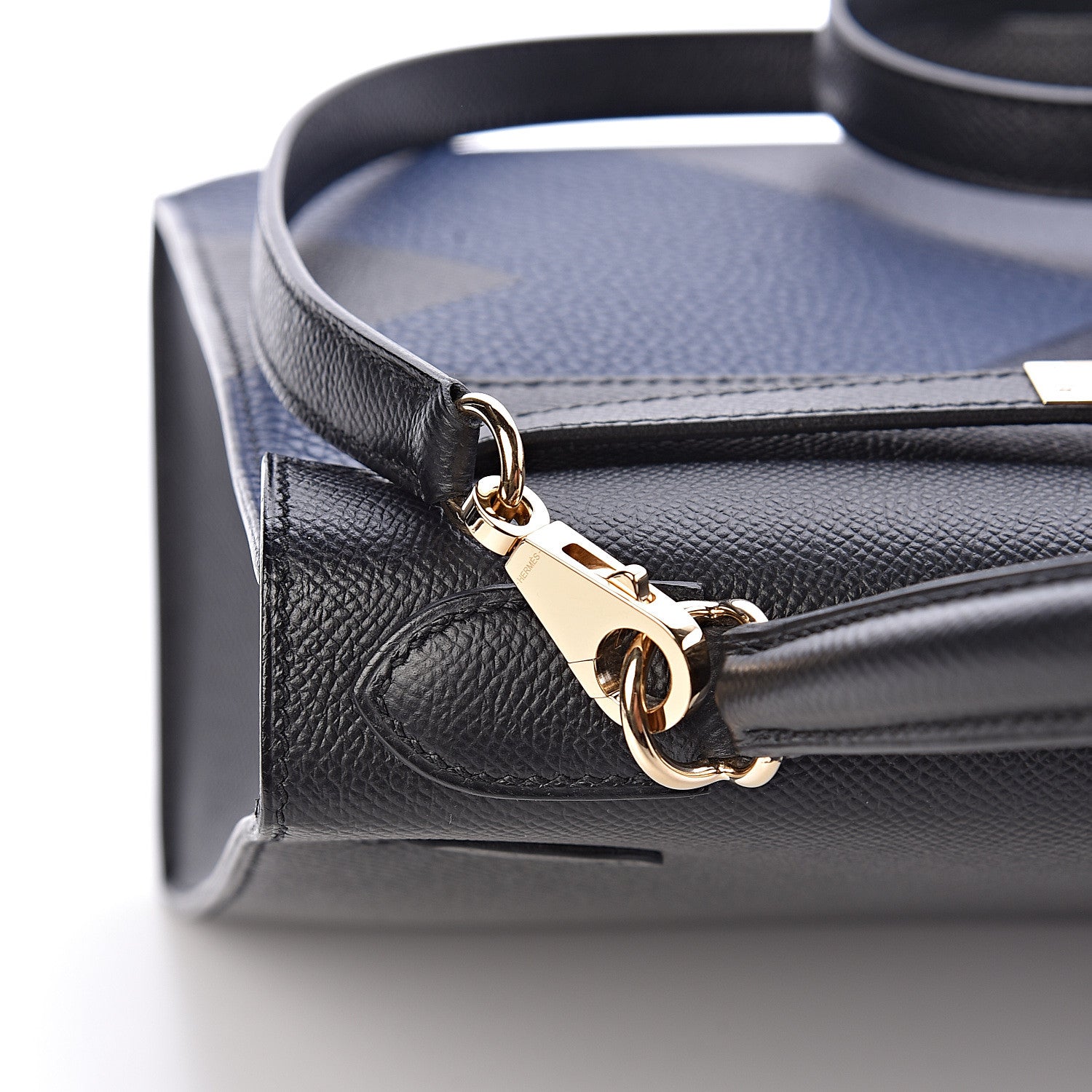 Hermes Epsom Taurillon Clemence Chevre Mysore Horseshoe Kellygraphie Lettre X Kelly Sellier 28 Noir Bleu Indigo Bleu Saphir 22 of 36