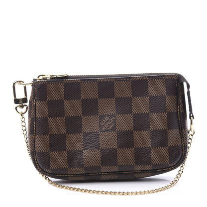Louis Vuitton Damier Ebene Mini Pochette Accessories 1 of 10