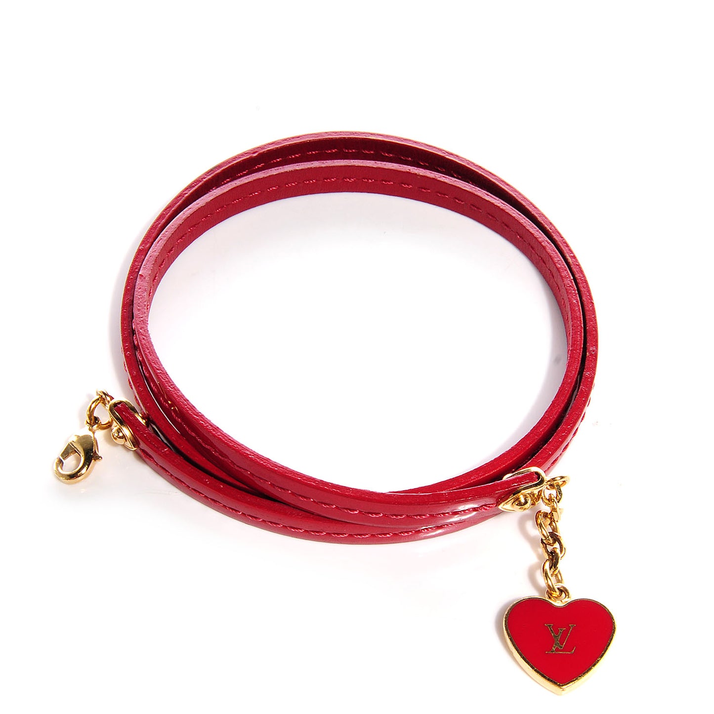 Patent Commit Wrap Bracelet Pomme D'Amour