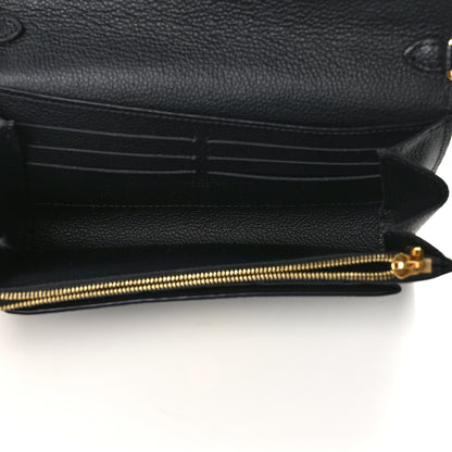 Louis Vuitton Empreinte Vavin Chain Wallet Black 5 of 11
