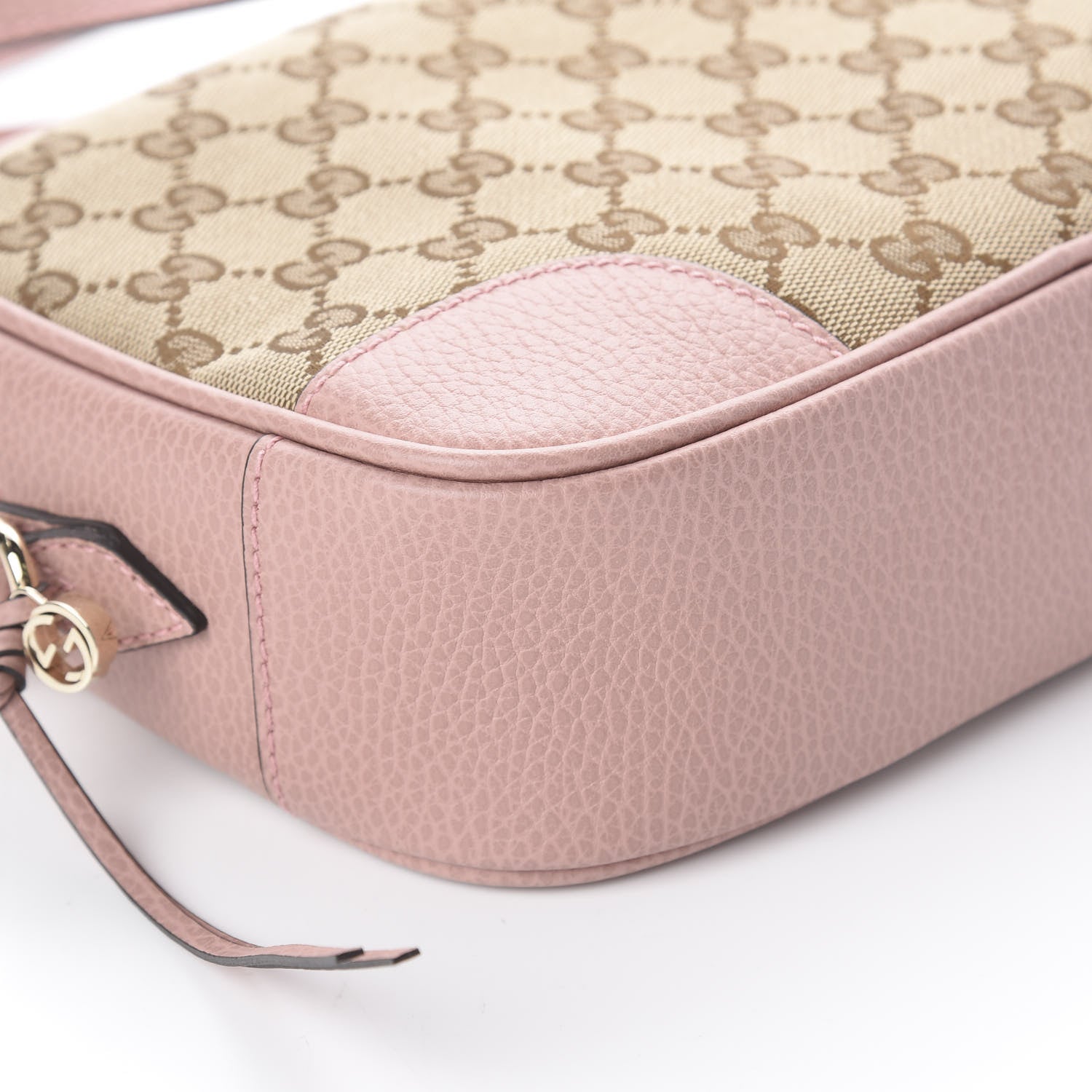 Gucci Monogram Mini Bree Messenger Bag Beige Soft Pink 6 of 8