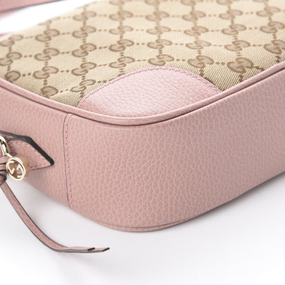 Gucci Monogram Mini Bree Messenger Bag Beige Soft Pink 6 of 8